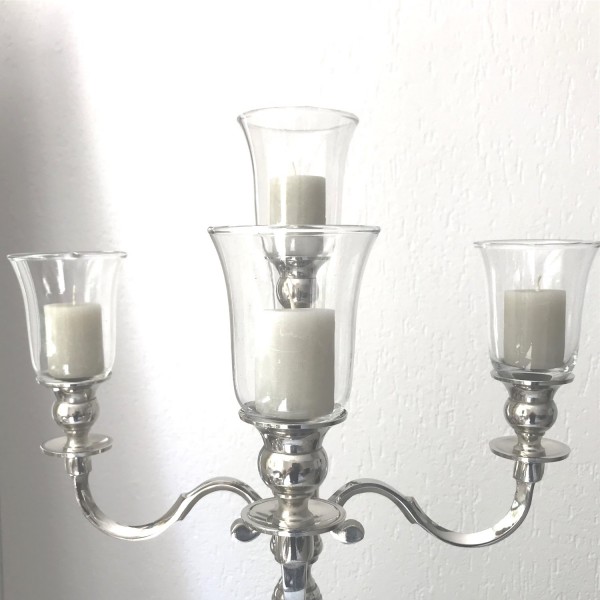 Glasaufsatz Tulpe Teelichthalter 11,5cm Gastro-Version klarglas mit Gummiring